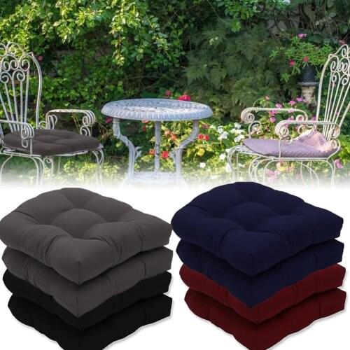 2PCS Polyester Seat Cushion Soft Comfortable Chair Pad Sofa Recliner Mat For Car Seats Garden Tatami Sitting Pillow