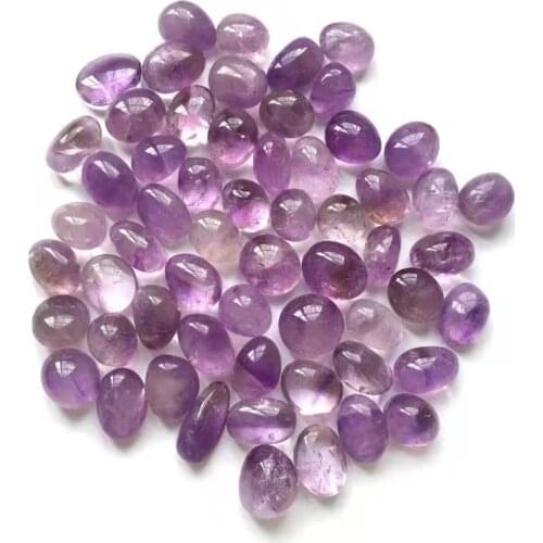 Wholesale Natural Amethyst Polished Quartz Crystal Gravel Tumbled Stone For Decoration