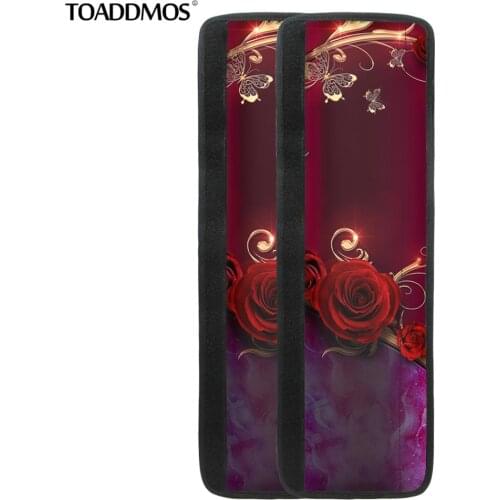 TOADDMOS Love Rose Pattern Non-slip Fridge Door Handle Cover Refrigerator Door Knob Protector Kitchen Appliance Home Accessories