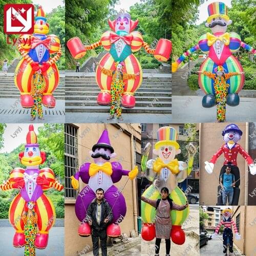 Various Walking Dance Clown DIY Playground Performance Inflatable Air Model Company Activity Props