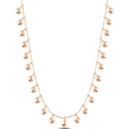 Silver 925 Sterling Curved Drop Dangle Pendant