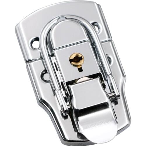 Tool Box Lock Clasp Copper Core Wooden Fixed Case And Bag Buckle Hasp