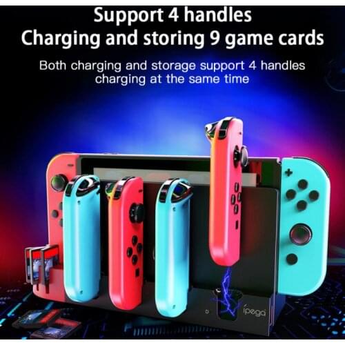 PG-9186 Controller Charger Charging Dock Stand Station Holder For Nintendo Switch NS Joy-Con Game Console Gamepad Accessories