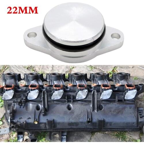 1X 22MM Swirl Flap Blanks Diesel Swirl Flap Removal Blanks Gasket for Car 320d 330d 520d 525d 530d