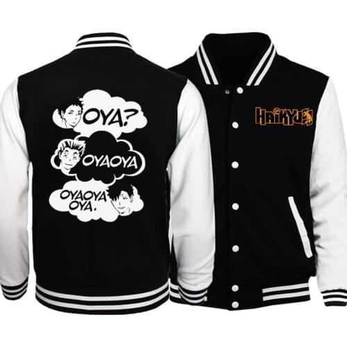 2020 Haikyuu OYAOYAOYA fashion Hoodies Streetwear pullover Sweatshirt Men Fashion autumn winter Hip Hop hoodie pullover