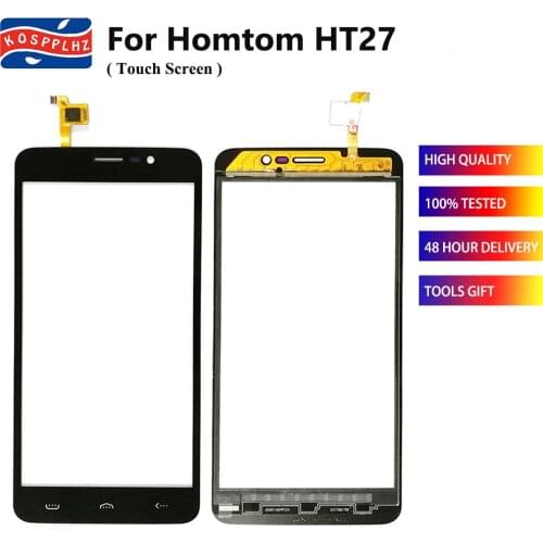 5.5" New Touch Screen For Homtom HT27 Touch Screen TouchScreen Sensor Glass Panel 100% Perfect Repair HT 27 Touch Screen Lens