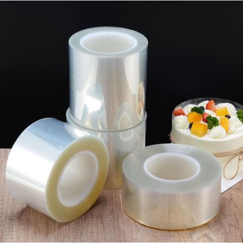 6/8/10CM Mousse Cake Surround Cake Collar Edge Wrap Dessert Surrounding Hard Bound Cake Edges PET Band DIY Cake Decorating Tools