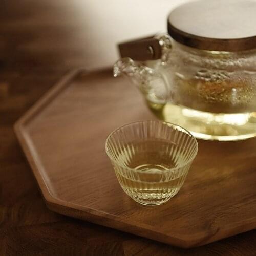 Acacia Tea Serving Tray Wooden Afternoon Tea Cake Serving Plates Desserts Japan Food Organizer Cafe Chinese Tea Set Accessories