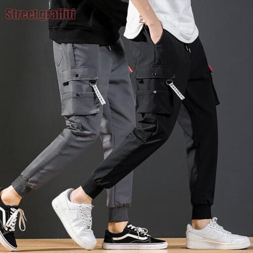 Cargo pants Mens sweatpants 2021 New casual Oversize pants streetwear harajuku hip hop fashion overalls for men Tactical pants