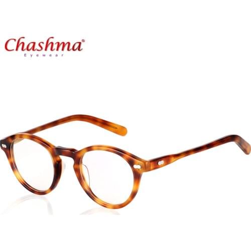 CHASHMA Brand Designer Eyeglasses frames Men Acetate Glasses Womens Masculino Oculos de Grau Feminino Gafas de Grau Retro