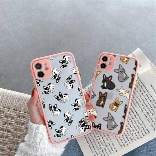 Owl cute funny cartoon luxury design Phone Case coque matte transparent For iphone 7 8 11 12 plus mini x xs xr pro max cover