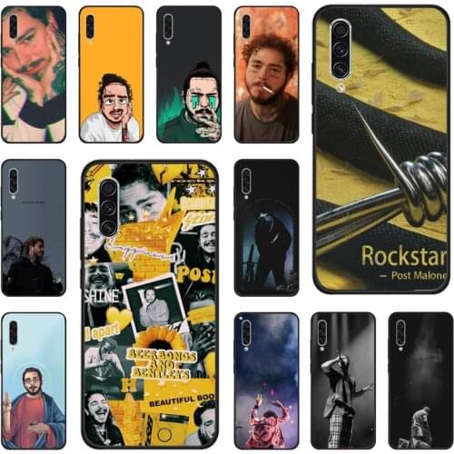 Post Malone rockstar Phone Cases For Samsung galaxy S note 7 8 9 10 20 fe edge A 6 10 20 30 50 51 70 lite plus cover Funda shell