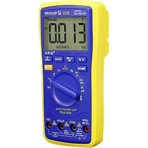 MECHANIC V96C Multimeter LCD Digital Automatic Speech Broadcast Auto Range Full Protection AC DC
