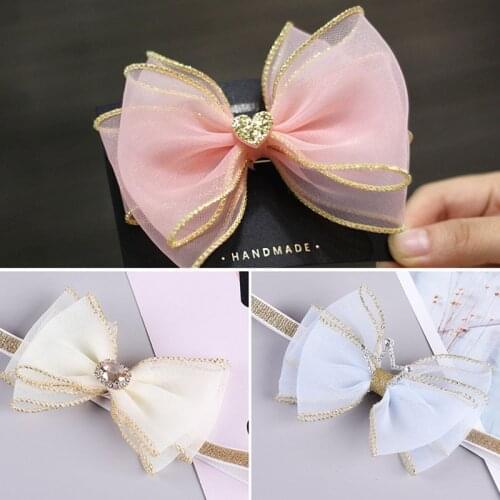 Baby bow hair band princess flower headdress rabbit ears baby girl hair band birthday tiara hair band accessories