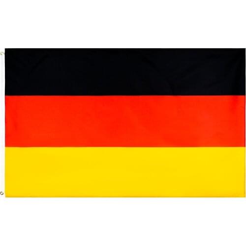 3x5fts 90x150cm black red yellow de deu german Deutschland germany flag