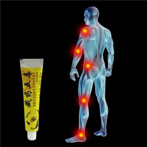 Chinese herbs Muscle Relax Cream Snake bone Analgesic Ointment neck/waist pain Balm Plaster for Bruises Sprains shoulder periart