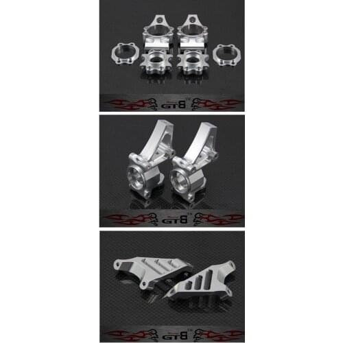 GTB racing front + rear wheel hub carrier mount c hub for Baja 5B SS 5T 5sc 1/5 rc car with bearing and screw