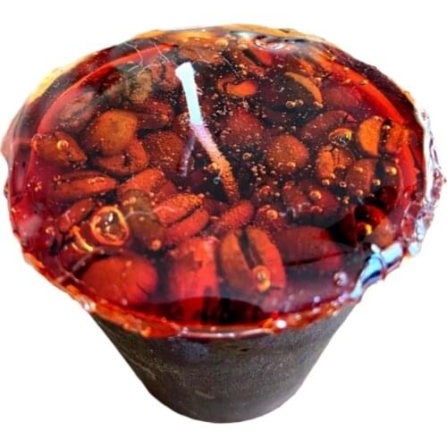 Special Decorative Gel Candle Prepared With Real Coffee Bean And Scent, Home Accessory, Gift
