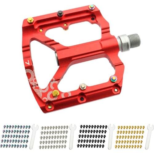 50x Bike Pedal Screws Stainless Steel Skid-Proof Anti-Slip Bolts with Wrench MTB Road Bike Bicycle Stem Parts