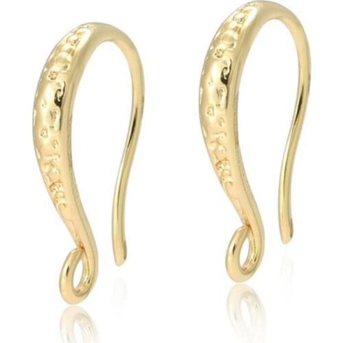 WQQCR 20PCS NEW Zircon Earrings Hook DIY Accessories for Jewelry Making Sliver /Gold Rose/ Gold Color Jewelry Findings