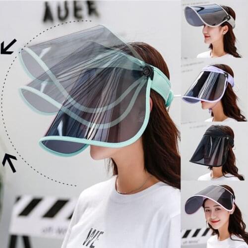 Brave person women anti-uv lens hat female plastic wide brim sun hat casual summer free rotating Empty top plastic visor capA526