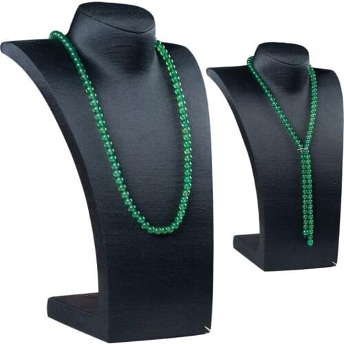 Hot sell Hand knotted womens super long 75cm natural green red stone beads necklace fashion jewelry