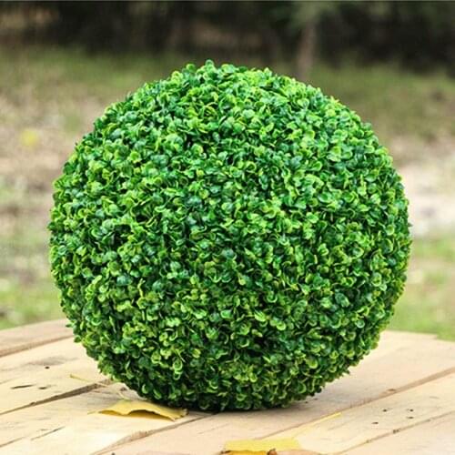 1pc Grass Bonsai Artificial Topiary 15/20/25/30cm Green Simulation Ball Shop Mall Supplies Indoor Outdoor Decoration Grass Ball