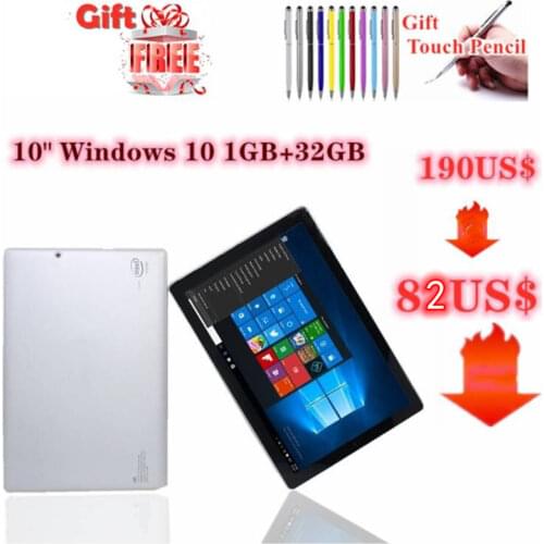 10.1 inch NX16A Windows 10 Tablet PC x5-8350 2GB+32GB 1280 x 800 IPS WIFI Bluetooth-compatible Quad-core 32-bit operating system