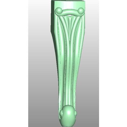 3D model STL format file for cnc router engraving furniture sofa cabinet chair leg pattern Artcam 676