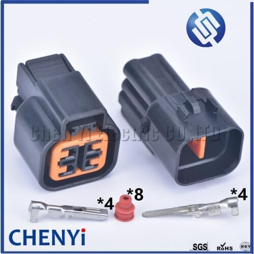 1 set 4 Pin male female PB621-04020 PB625-04027 Automotive waterproof connector Electric Socket Automotive Sensor Plug
