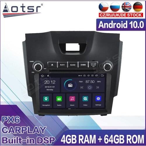 Android Radio Tape Recorder Car Multimedia Player Stereo For Chevrolet TRAILBLAZER Holden S10 ISUZU D-MAX Colorado Head Unit GPS