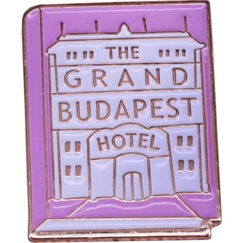 The Grand Budapest Hotel Brooch friends and loyalty Pins humane comedy about tragedy Badge Wes Anderson film Decor