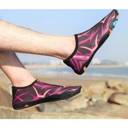 Men Women Quick-Dry Wading Shoes Breathable Aqua In Upstream Antiskid Outdoor Sports Wearproof Beach Sneakers Water Shoes 5z