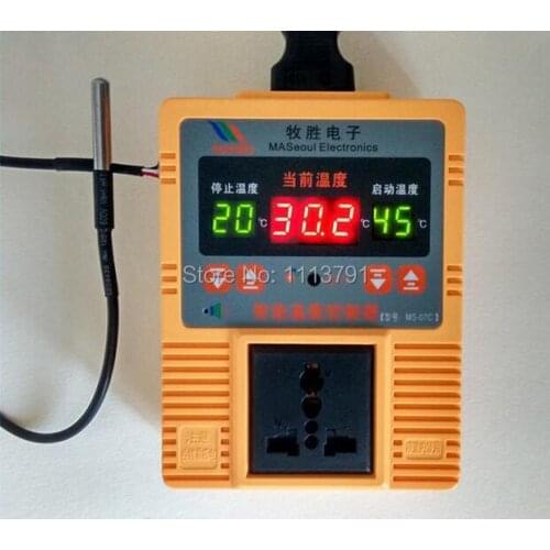 Electronic temperature control device, the number of microscopic computer smart thermostat, highprecision temperature controller