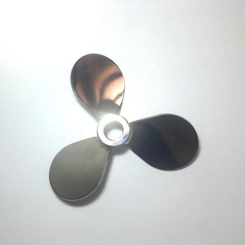 Stirring Blade Stainless Steel Mixer Impeller Lab Stirrer Paddle Three-blade Diameter 150 mm Inner Hole Aperture 12 mm