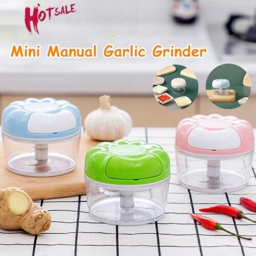 Mini Vegetable Food Chopper Hand Pull Garlic Ginger Pepper Cutter Tools Multifunction Manual Meat Grinder Chopper Kitchen Tools
