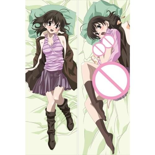 MMF game School Days anime character Katsura Kotonoha Saionji Sekai & Saionji Youko pillow cover Sukuru Deizu body pillowcase