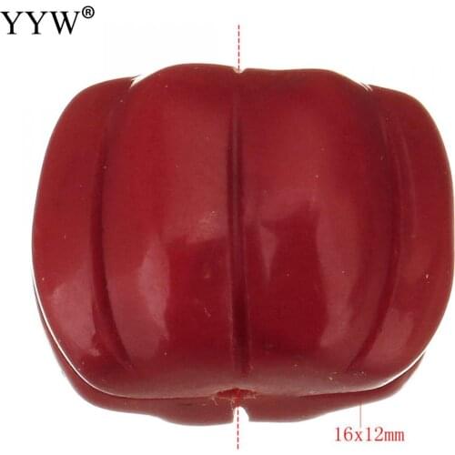 Natural Coral Beads,ladies jewelry, carved, red, 16x12x16mm, Hole:Approx 1.5mm, Sold By PC