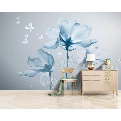 Beibehang Custom photo wallpaper 3d flower wall Modern fashion floral decorative painting papier peint mural 3d wallpaper