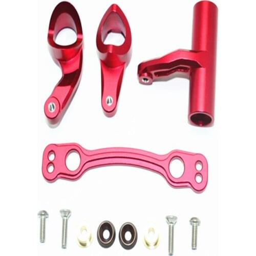 Applicable to ARRMA1/8 KRATON/TALION/TYPHON/SENTON Aluminum alloy front steering combination 1 set MAK048