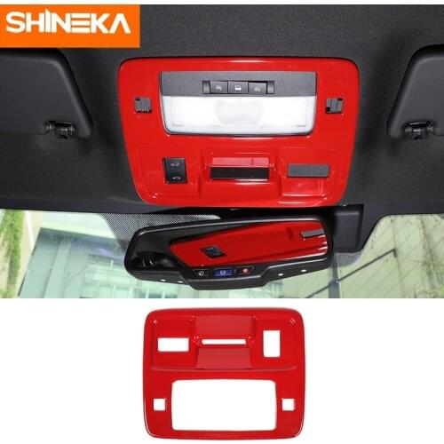 SHINEKA Interior Mouldings ABS Car Reading Light Lamp Trim Panel Decoration Cover Accessories For Chevrolet Camaro 2010-2015