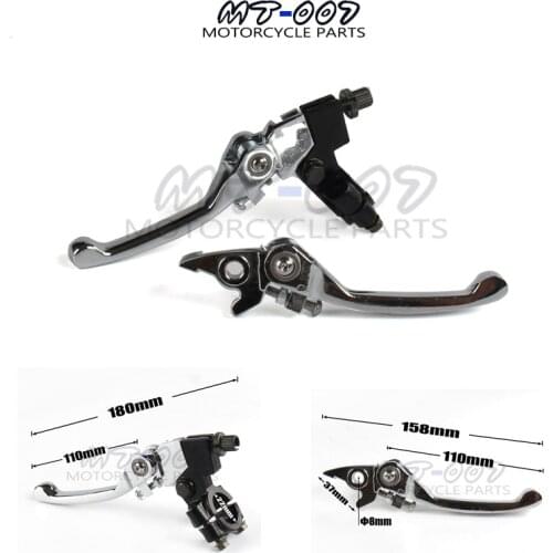 Aluminum Alloy Folding Clutch lever Brake Lever For CRF KLX Pit Pro Xmotos KAYO Pit Dirt Bike Parts Free Shipping