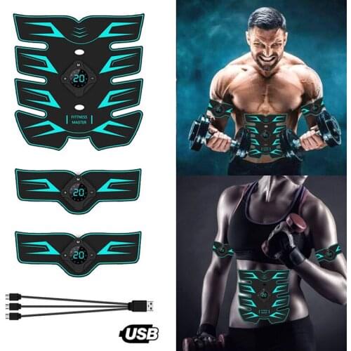 Workout Abdominal Muscle Trainer Electric Press Stimulator Slimming Fitness Exercise Machine Home Gym Fitness Equipment Training