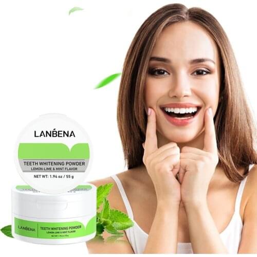 Refresh Lemon Lime Remove Stains Whiten Powder Prevent Tooth Decay Mint-flavor Keep Breath Fresh Repair Damaged Teeth Root