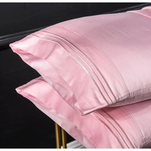 Embroidery Sleep Pillowcase Pillow Case Egyptian Cotton 600TC Good Quality Home Pillow Cover Multiple colors available #sw