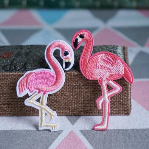 Fashion Animal Brooches Flamingos brooch pins for Women Men LOVELY fabric Jewelry Accessories