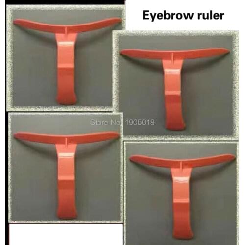 10pcs Permanent Makeup Eyebrow Grooming Stencils Shaper Ruler Tattoo Cosmetic Shaping Tool Beginers Practice Template Reusable