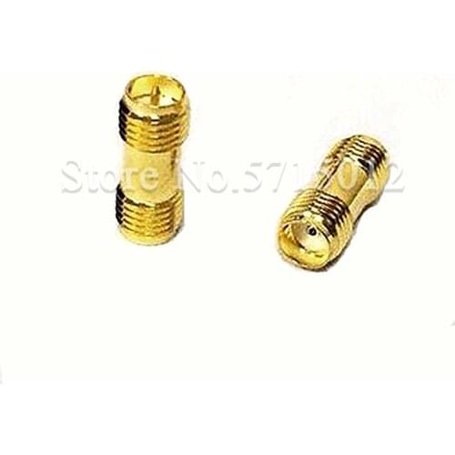 3pcs RP-SMA/SMA-KK SMA Famale Head Famale Needle Turn to Famale Head Male Needle Adaptor SMA RF Coaxial Connector Transverter