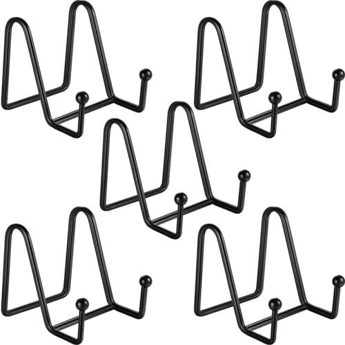 Display Stand Photo Stands,Picture Frame Stand,Easel Platter Stands, Plate Stands Holder for Decorative Plate Dish 5Pcs