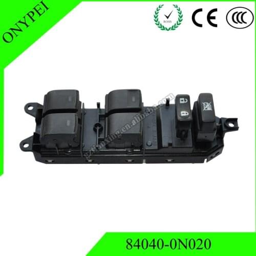 84040-0N020 High quality Power Window Control Switch For Toyota Crown GRS202 3GRFE GRS208 5GRFE UZS200 840400N020